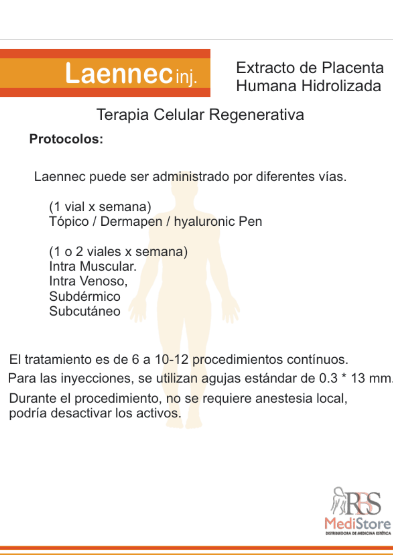 LAENNEC INJ.-1 vial - Terapia Regenerativa con Placenta Japonesa | Rejuvenecimiento Celular y Antienvejecimiento