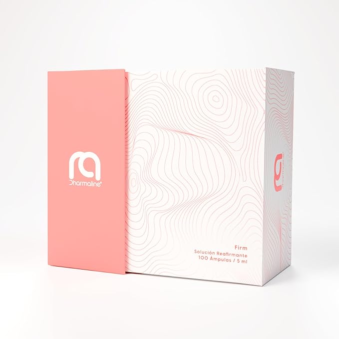 Dharmaline Firm 5 ml – Caja con 100 ampolletas reafirmantes para tratamientos faciales y corporales