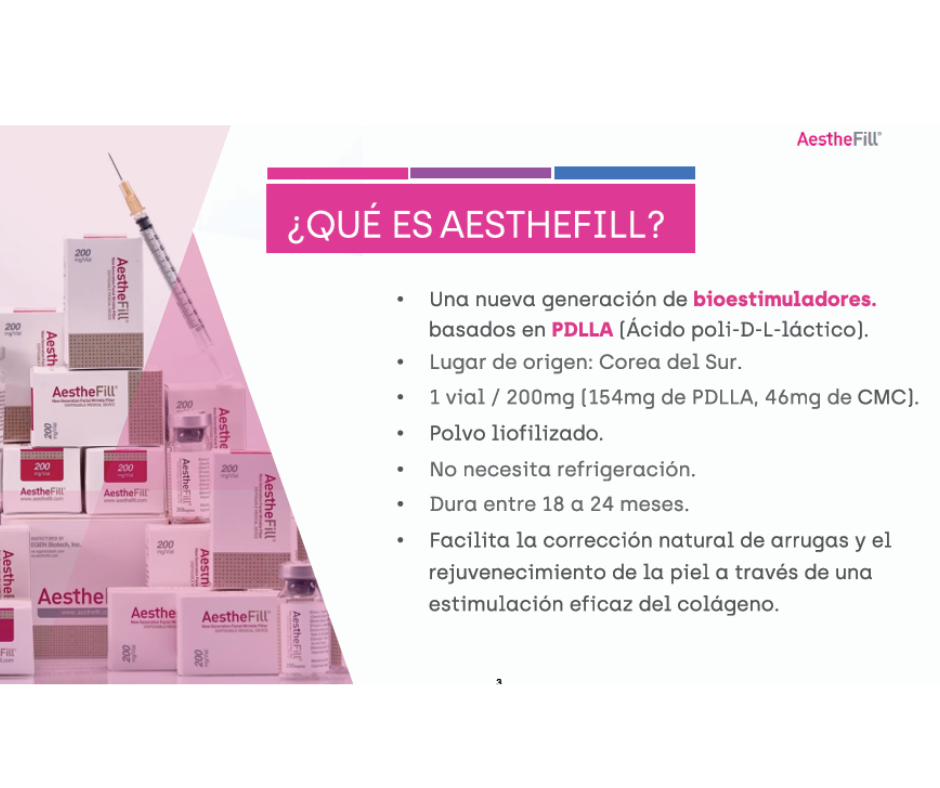 AESTHEFILL 200mg – Ácido Poliláctico Rejuvenecedor | Relleno Facial de Larga Duración