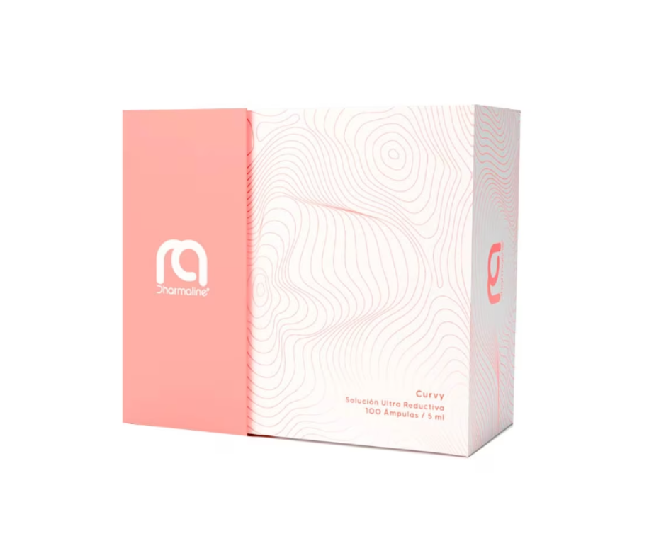 Dharmaline CURVY 5ml – Ampolletas lipolíticas para glúteos y cuerpo (Caja 100 uds)