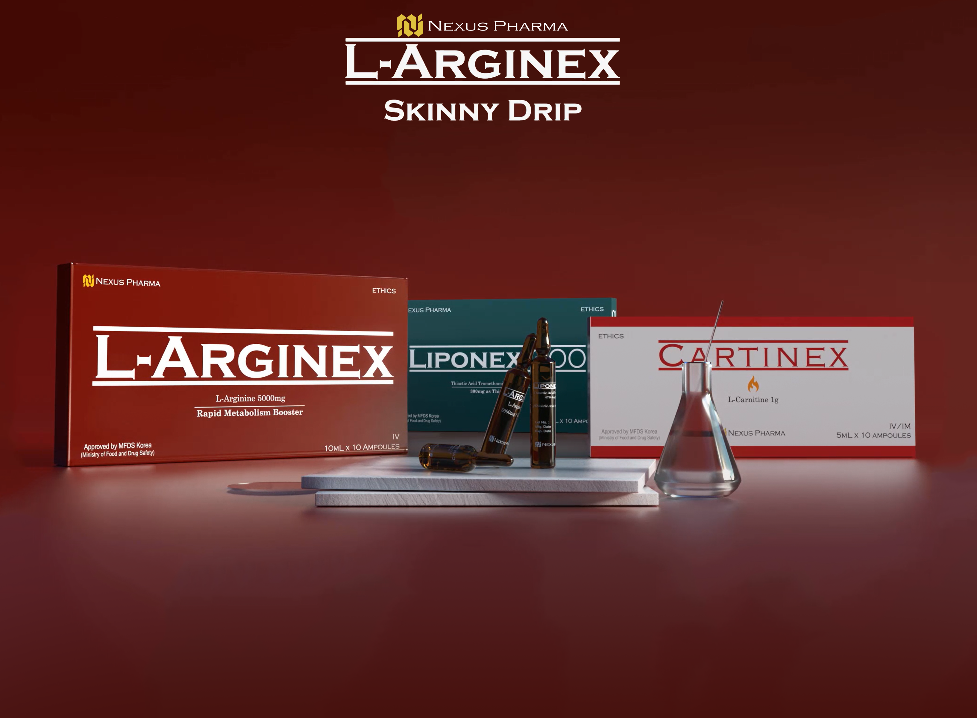 Kit Antiobesidad – L-Arginex + Liponex-300 + Cartinex | Reducción de grasa y activación metabólica