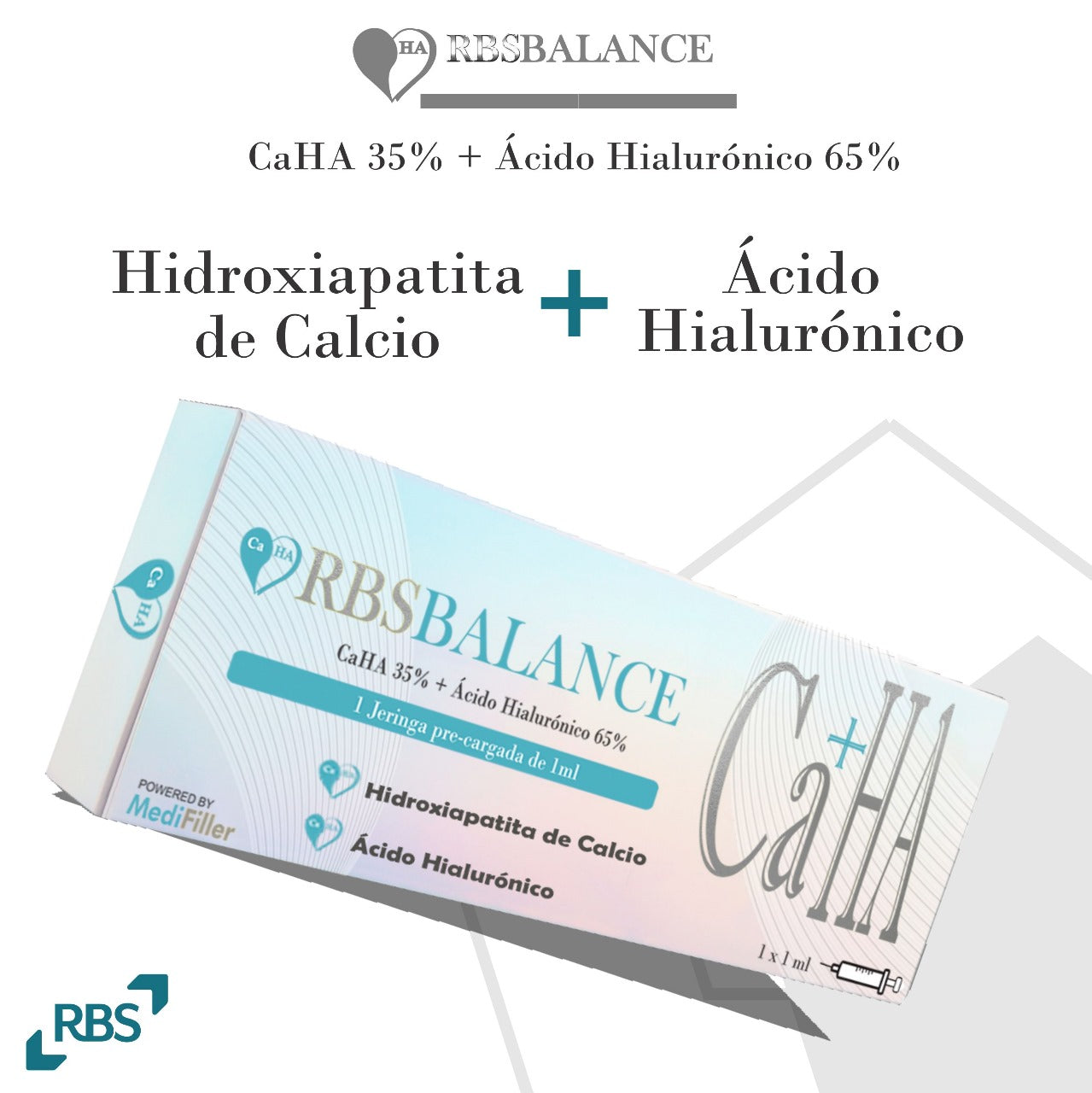 RBS BALANCE – Hidroxiapatita de Calcio + Ácido Hialurónico (1 jeringa)