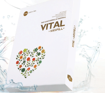Misfill VITAL – Pack de 5 jeringas de 3ml | Skinbooster con ácido hialurónico para hidratación profunda
