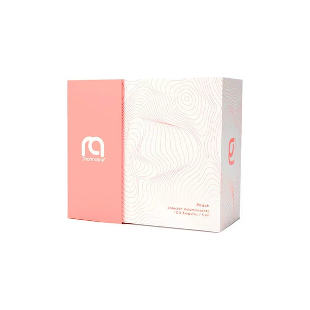 Dharmaline PEACH 5ml – Caja con 100 ampolletas para rejuvenecimiento y luminosidad facial